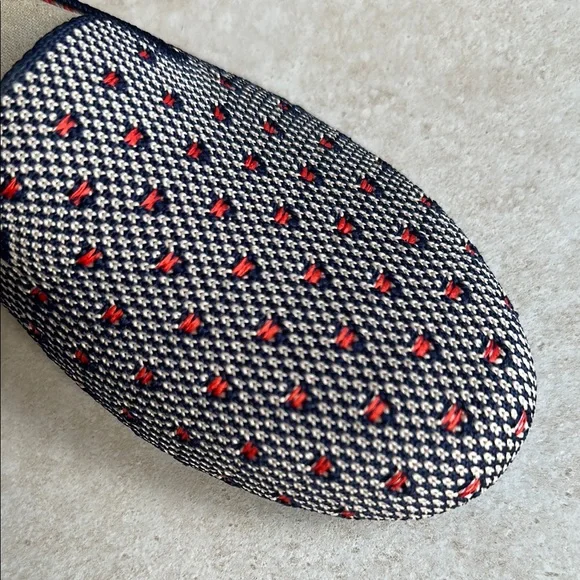 Rothy's Blue and Red Flats Sleek and Comfortable - Picture 4 of 5